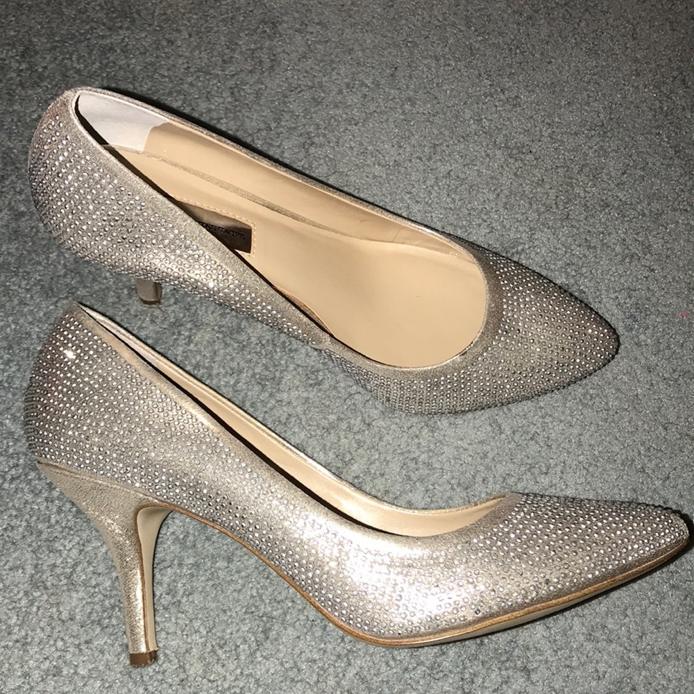 Champagne Sparkle Heels